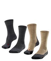 FALKE 3-paar TK2 Cool heren wandelsokken - Anti zweet wandelsokken voor dames en heren - Hiking sokken - Multipack - Voordeelverpakking - thumbnail