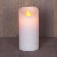 LED Kaars Wax Wit 15cm - thumbnail