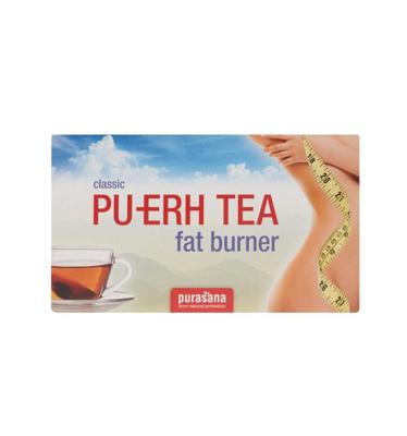 Purasana Vegan Pu-erh Tea De Vetkiller Zakje 20 Purasana Vegan Pu-erh Tea De Vetkiller Zakje 20