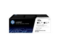 HP toner 83A, 1 500 pagina's, OEM CF283AD, zwart, duopack - thumbnail