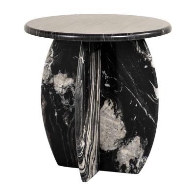 Richmond Ronde Bijzettafel 'Bancroft' Marmer, 50cm