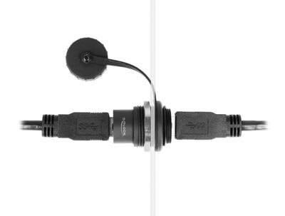 Delock USB 2.0 Adapter [1x USB-A-bus - 1x USB-A-bus] 86961