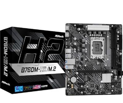 Moederbord ASRock B760M-H2/M.2 LGA 1700 INTEL® B760 - thumbnail