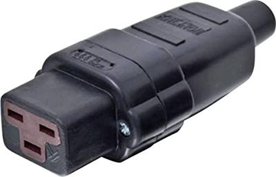Kalthoff 444000 Apparaatstekker (koud) Bus, recht Totaal aantal polen: 2 + PE 16 A Zwart 1 stuk(s)