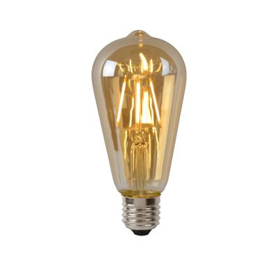 Lucide ST64 - Filament lamp - Ø 6,4 cm - LED Dimb. - E27 - 1x5W 2700K - Amber Lucide ST64 - Filament lamp - Ø 6,4 cm - LED Dimb. - E27 - 1x5W 2700K - Amber