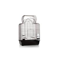 Vogelkooi Big Sonia open zwart - thumbnail