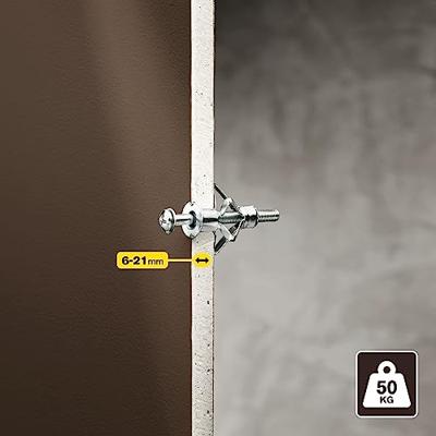RAPID - Metalen expansieankers voor gipsplaat 6-21 mm | Verpakking van 40 | Maximale belasting 50 kg | - (5001567)