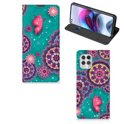 Motorola Moto G100 | Bookcase | Cirkels en Vlinders