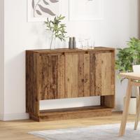 Dressoir Oudhout 97 x 29 x 75 cm Bewerkt hout - thumbnail