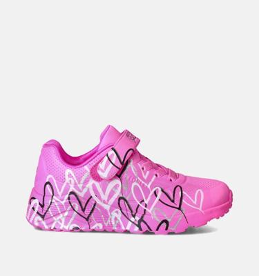 Baskets LOVE LEVITATE 314078L SKECHERS fluoriserend roze Baskets LOVE LEVITATE 314078L SKECHERS fluoriserend roze