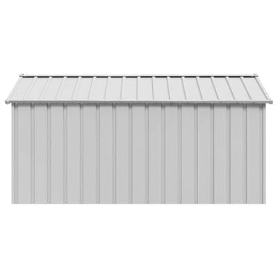 VidaXL Hondenhok met dak 114x202x101 cm gegalvaniseerd staal