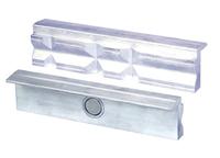 Heuer Beschermbek voor bankschroef | voor bekbreedte 140 mm | prisma&apos;s | aluminium | 1 paar - 109140 109140 - thumbnail