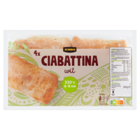 Jumbo Ciabattina Wit 4 Stuks - thumbnail