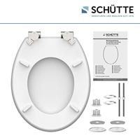 MDF High Gloss WC-bril POOLSIDE met soft-close lange levensduur: extreem onbreekbaar en krasbestendig comfort en functie: geruisloos sluiten dankzij de automatische valrem eenvoudig schoon te ma - thumbnail