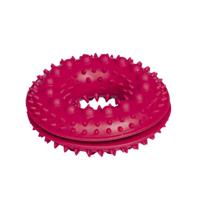 Nobby Rubber Snackring met Spikes, 10,5 cm, Rood - thumbnail