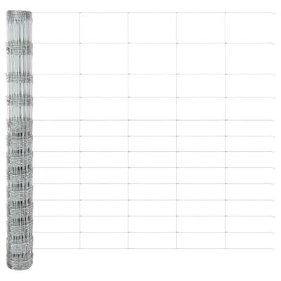 Weidehekwerk Zilver 50 x 1.5 m Gegalvaniseerd staal