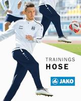 JAKO 8495 Trainingsbroek Active - Zwart/Fluogeel - S - thumbnail