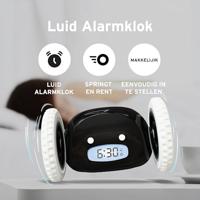 Clocky CL-BLACK Wekker Zwart - thumbnail