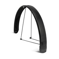 Eurofender achterspatbord tempo square 26" 65mm mat zwart - thumbnail