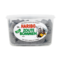 Haribo drop zoute bommen (150 stuks) - thumbnail