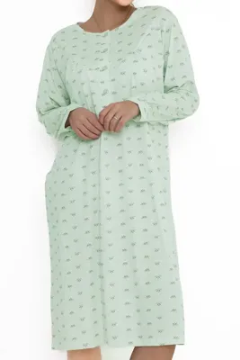 Cocodream dames nachthemd lange mouw - Katoen - Leli