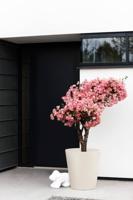 Pure straight round 65 cm linnen wit bloempot elho - Elho - thumbnail