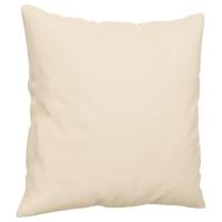 3-delige Loungeset met kussens microvezelstof beige - thumbnail