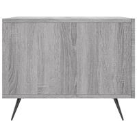 Salontafels 2 st 50x50x40 cm bewerkt hout grijs sonoma eiken - thumbnail