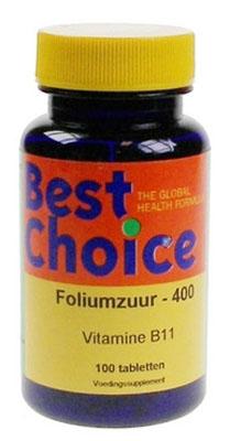 TS Choice Foliumzuur 400 Tabletten