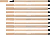 Viltstift stabilo pen 68/86 m nude | 10 stuks - thumbnail