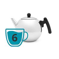Bredemeijer Duet Bella Ronde Theepot 1.2L RVS - thumbnail