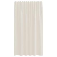 Gordijnen voile met roedezakken 2 st crèmekleurig - thumbnail