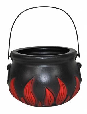 Heksen ketel 20cm vlammen