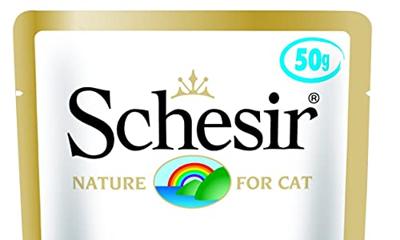 SCHESIR in jelly Tuna with seabass - nat kattenvoer - 50 g