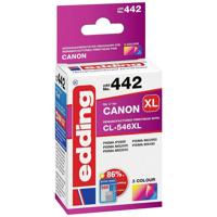 Edding Inktcartridge vervangt Canon CL-546 XL Compatibel Kleur EDD-442 18-442 - thumbnail