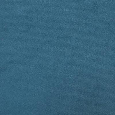 Slaapbank 2-zits met voetenbank fluweel blauw - thumbnail
