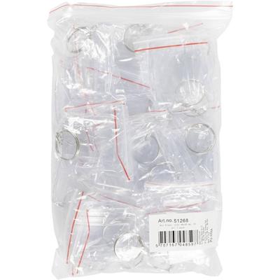 Creativ Company Sleutelhanger, afm 40x50 mm, 25 stuk/ 1 doos - thumbnail