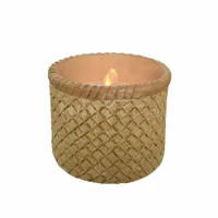 Ledkaars op zonne-energie EDM 898158 8 cm Vlameffect - thumbnail