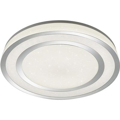 LED Plafondlamp 45W Dimbaar met Afstandsbediening - Mat Chroom