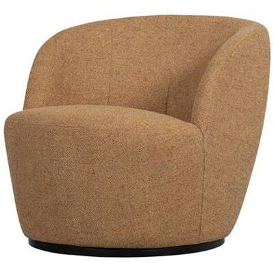 WOOOD Draaifauteuil 'Serra' Geweven, kleur Curry WOOOD Draaifauteuil 'Serra' Geweven, kleur Curry