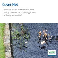 Velda Vijvernet 2x3m Extra Sterk - Afdeknet tegen Bladeren/Reigers, Duurzaam & Onzichtbaar - thumbnail
