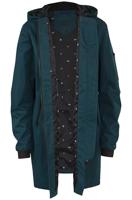 AGU Long Bomber Regenjas Urban Outdoor Dames - Groen - XS - Waterdicht - thumbnail