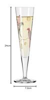 Ritzenhoff Champus Champagneglas Goldnacht 1016 0,2l - thumbnail