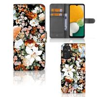 Hoesje voor Samsung Galaxy A14 4G Dark Flowers - thumbnail