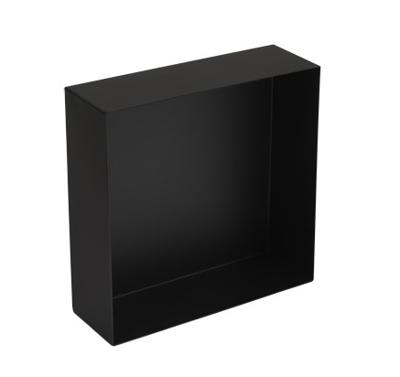 Plieger Inbox inbouwnis 30x30x10cm waterproof zwart 4330042
