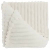 Unique Living plaid lex 150x200cm dove white - thumbnail