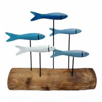 Houden standaard met School Vissen - thumbnail