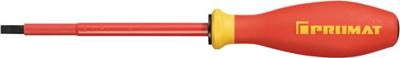Promat/Tecwerk Schroevendraaier | snedebreedte 5,5 mm | klinglengte 125 mm VDE geïsoleerd | m. maatindicatiesysteem - 4000828028