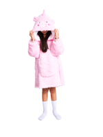 Noxxiez knuffel hoodie medium trui eenhoorn, kinderen tot 160cm - thumbnail