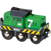 BRIO World Locomotief voor goederentrein op batterijen - thumbnail